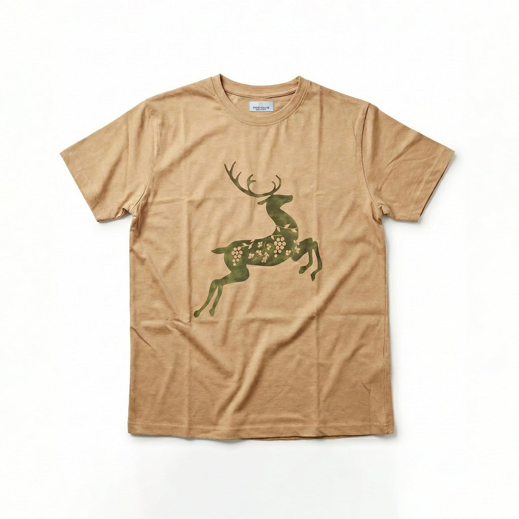 stag motif t-shirt